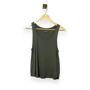 Aerie Super Soft Flowy Tank in Olive Green Size S